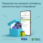 Переводы по номеру телефона с Visa