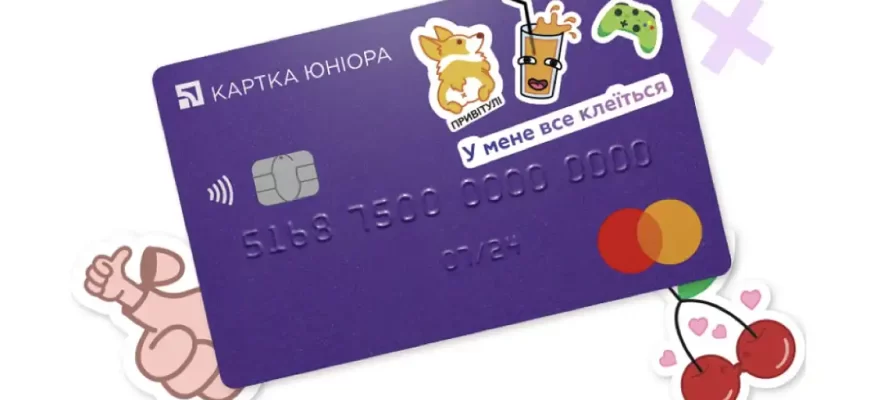 Оформлення дитячої картки «Юніор» від ПриватБанку