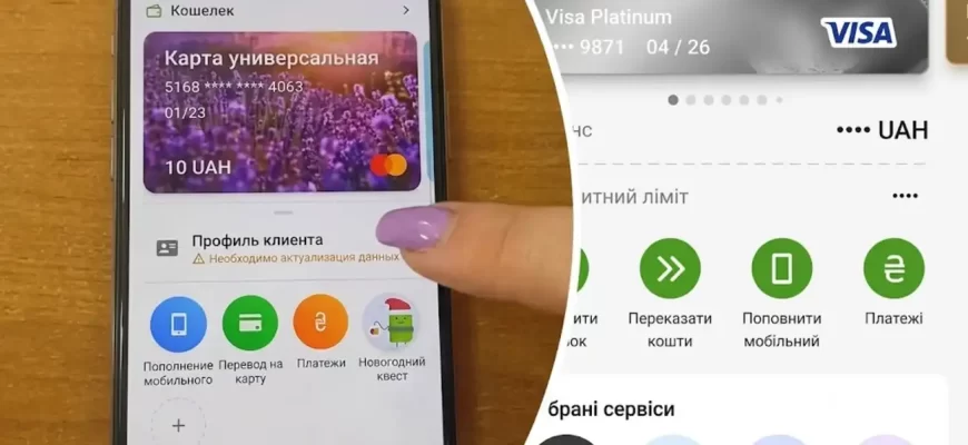 Проверка баланса карты ПриватБанка через приложение Приват24