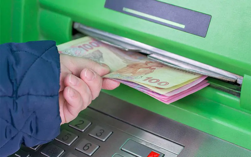 Зняття готівки без картки Зняття готівки без картки